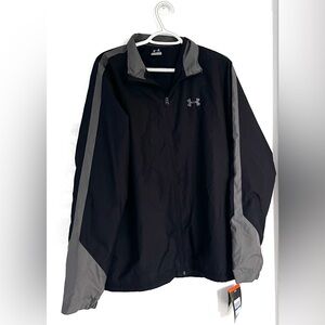 Under Armour Men's Black Windbreaker Jacket - NWT